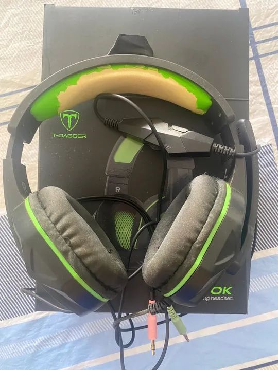 Headset Gamer T-Dagger Cook Preto - Foto 2