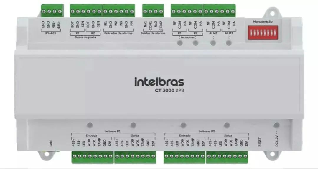 Controladora de acesso Intelbras CT 3000 2PB