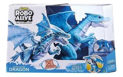 Robô dragão azul 