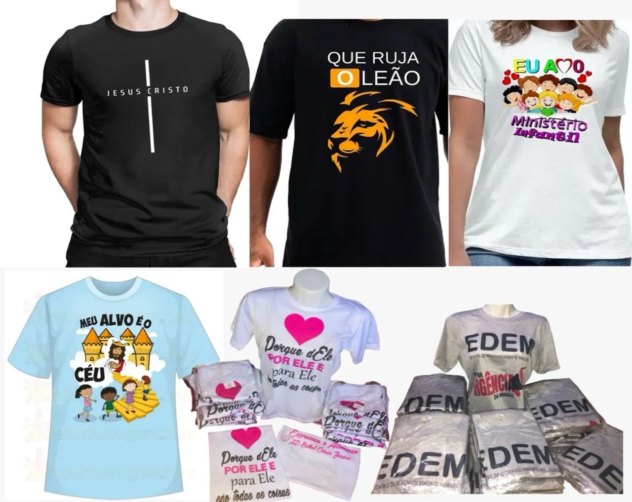 Camisetas igrejas- congresso e uniformes  - Foto 5