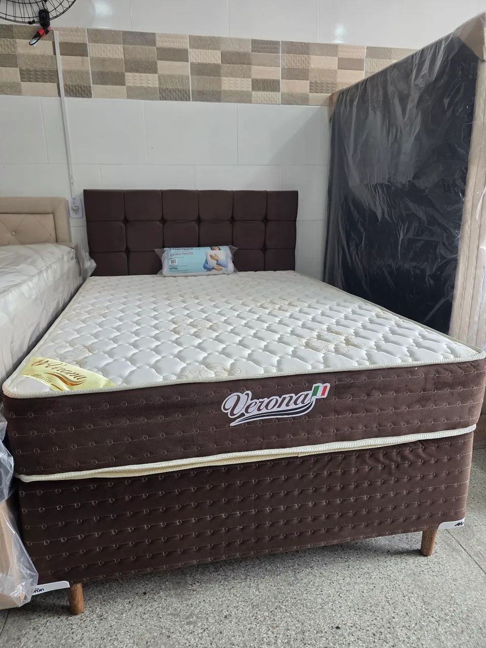 Cama box casal com molas ensacadas VERONA - Foto 2