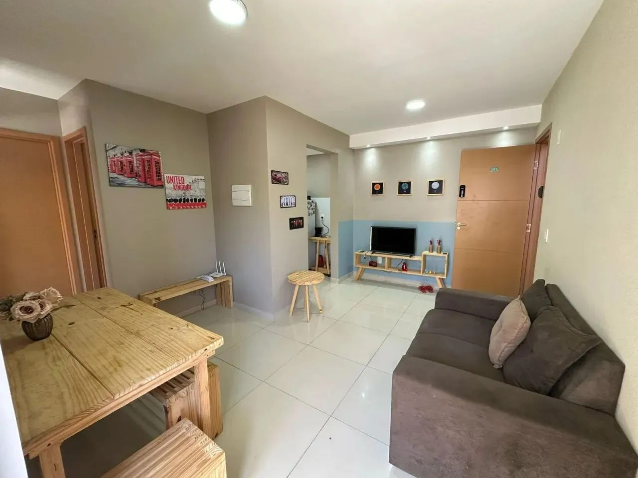 Apartamento para aluguel possui 54 metros quadrados com 2 quartos