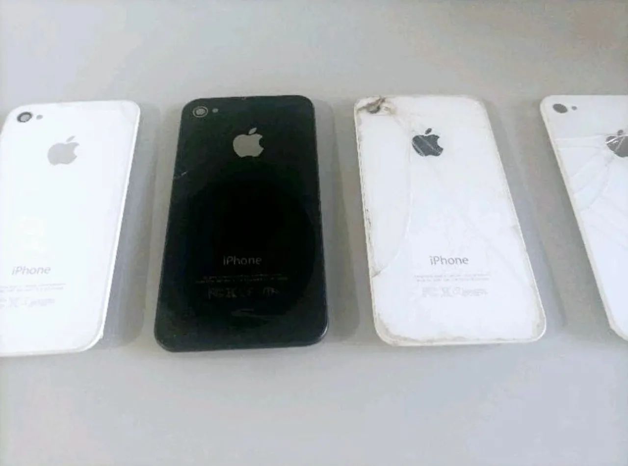4 Capas traseiras de iPhone 4S de Vidro para venda - Foto 2