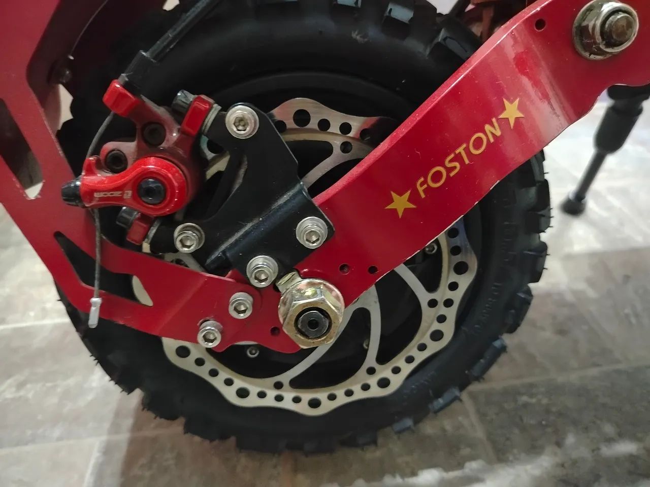 Patinete elétrico s13 2000w foston,70km/h,sobe qualquer subida. - Foto 4