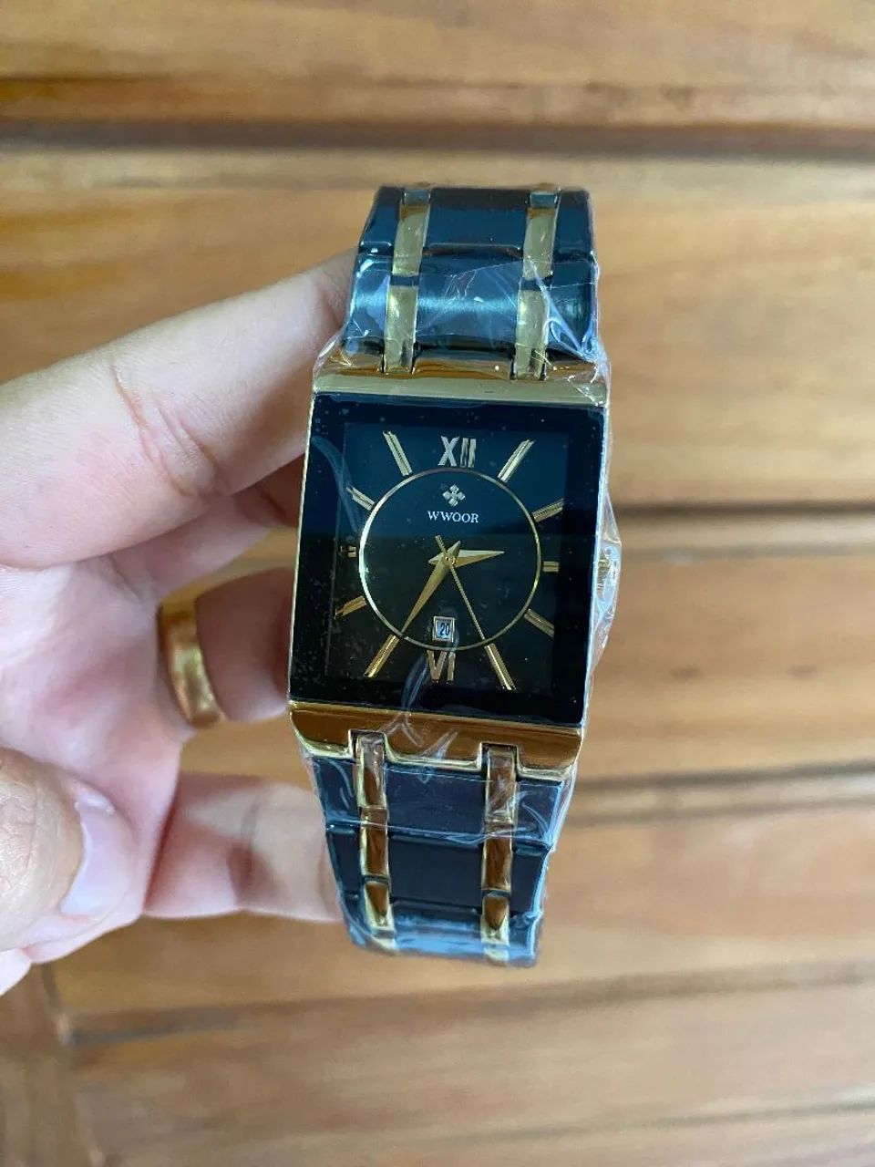 Relógio Masculino Wwoor Aço inoxidável 