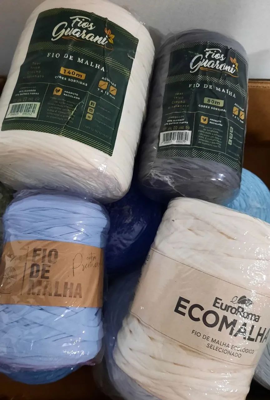 Fio de Malha para Artesanato