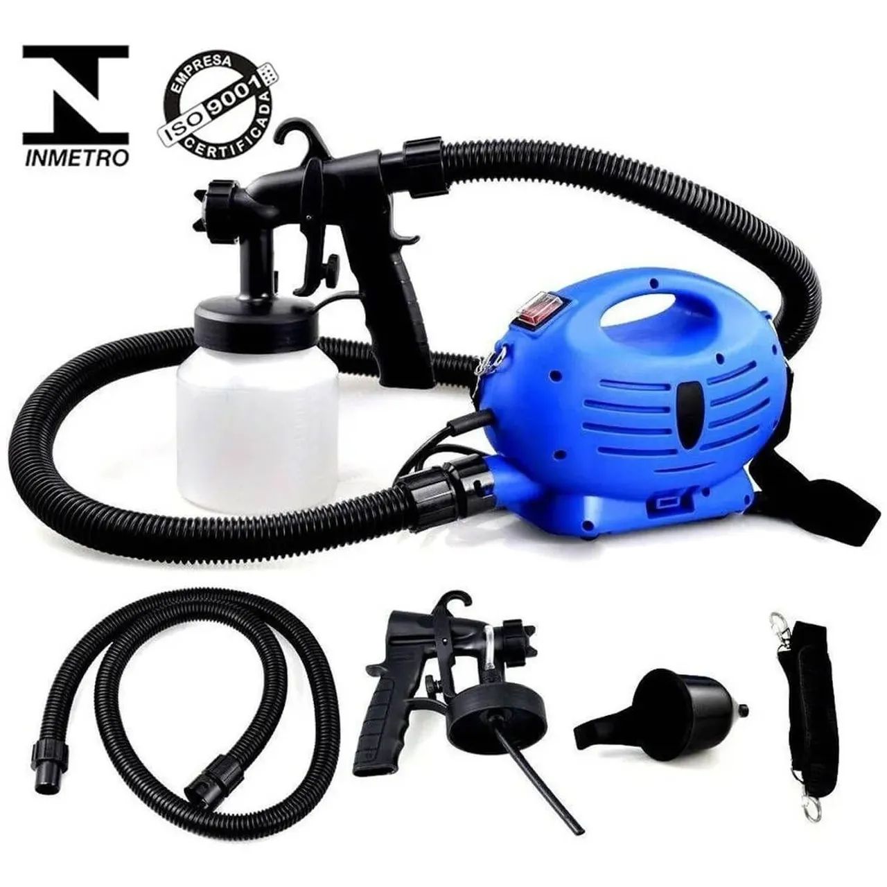 Compressor Pistola de pintura elétrica pulverizadora para trabalhos rápidos e precisos - Foto 2