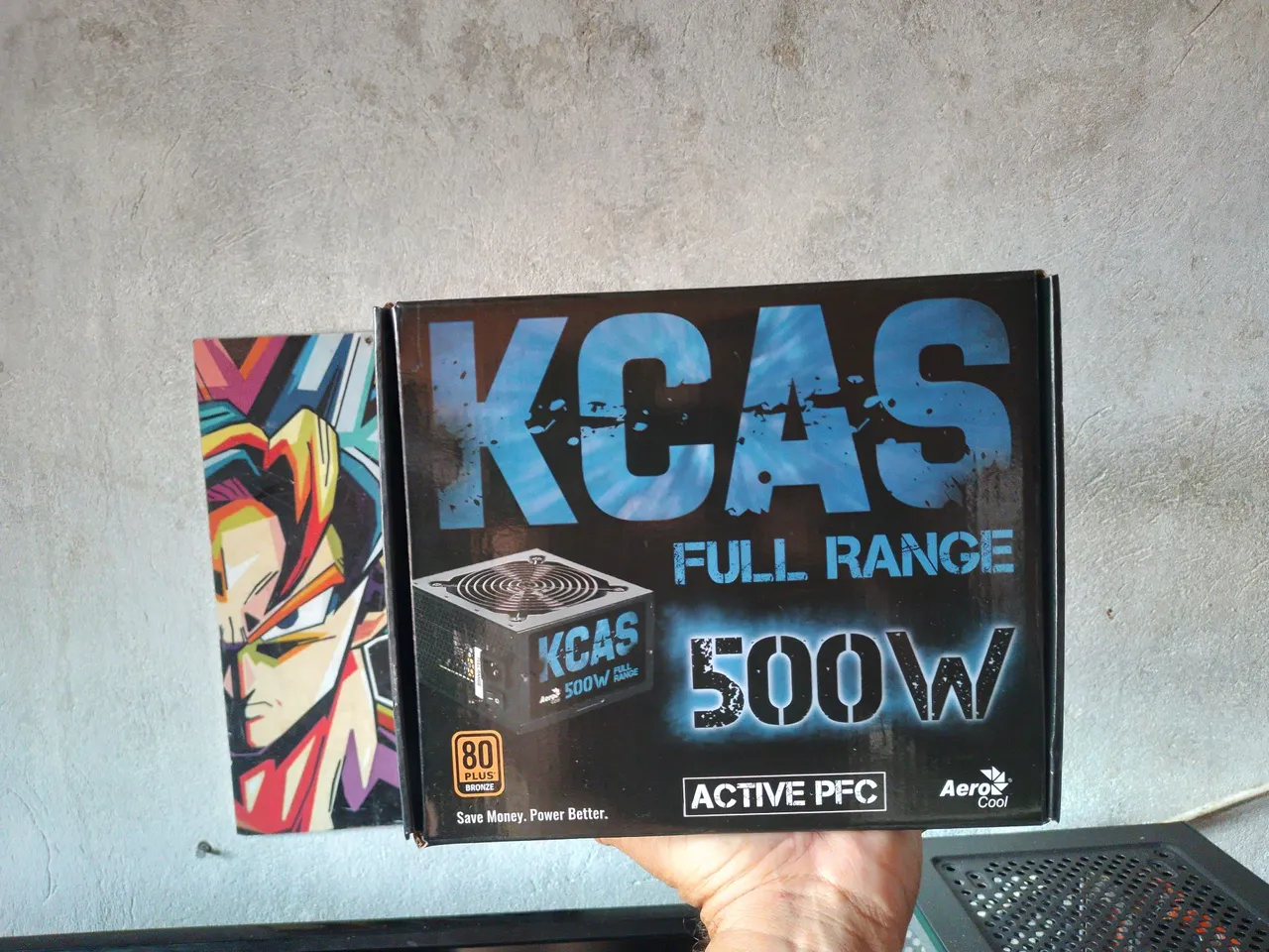 Fonte de Alimentação KCAS Full Range 500W 80 Plus Bronze