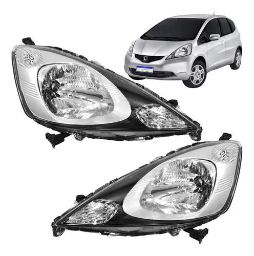 Par Farol Honda Fit 2009 2010 2011 2012 Dianteiro Novo