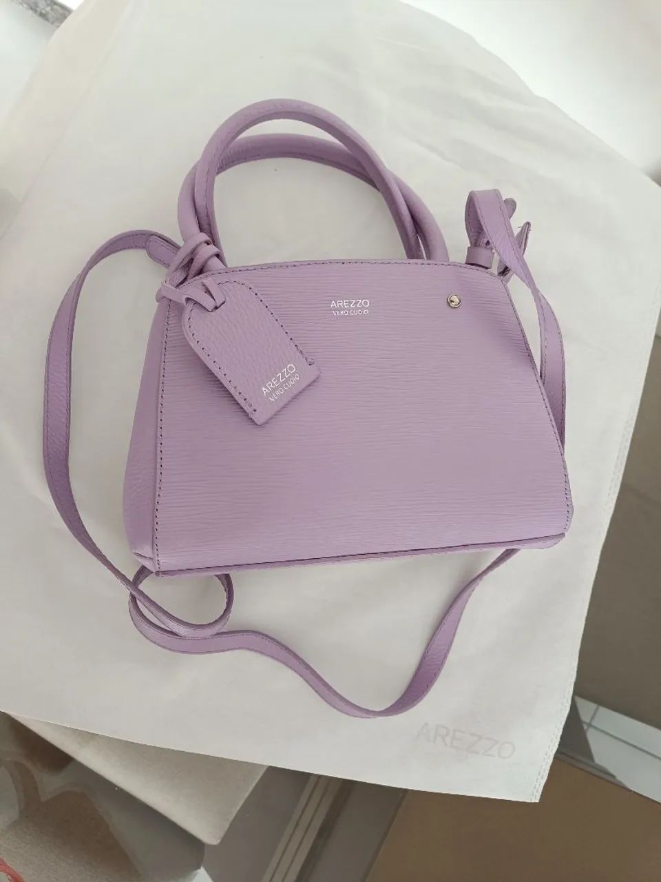 Bolsa Arezzo original couro legítimo 