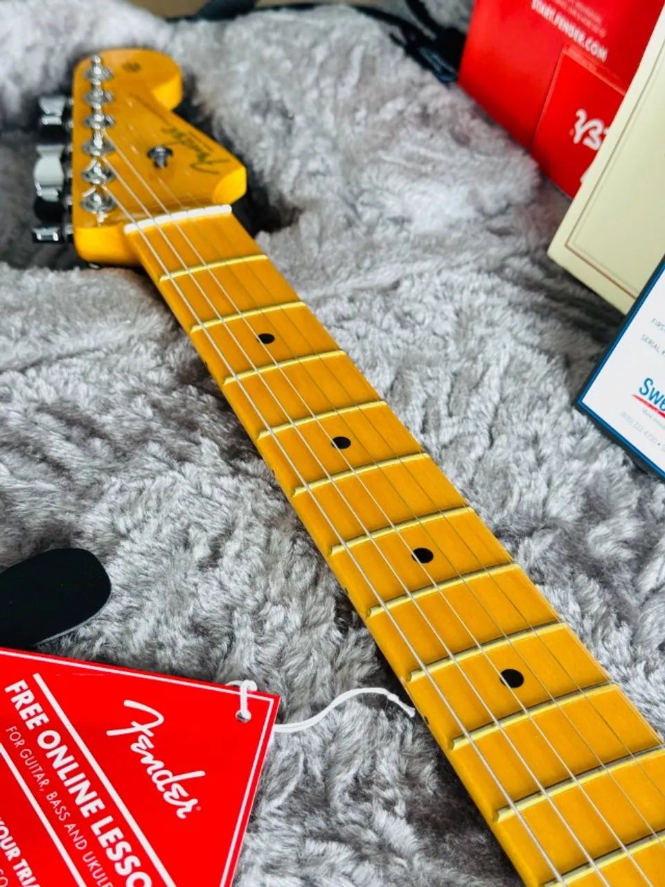 Fender American Professional II Stratocaster - Preta (Semi-Nova) - Tarracha com Trava - Foto 4