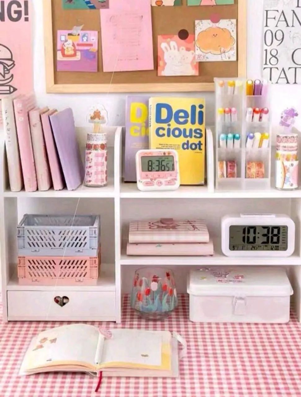 Organizador de mesa para escritório - Super fofo!