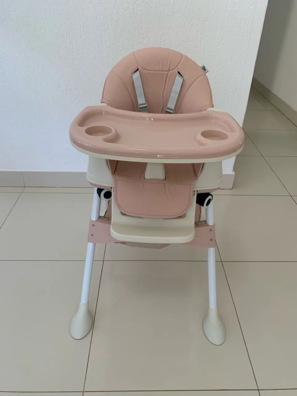 Cadeirinha de Alimentação Bebê - Rosa