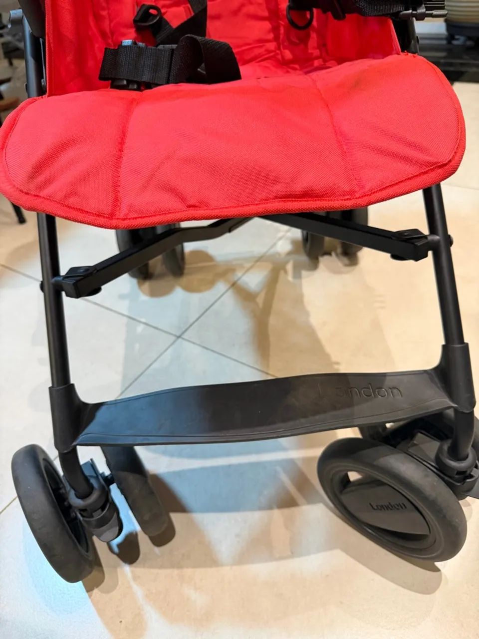 Carrinho de Bebê Chicco Vermelho - Foto 5