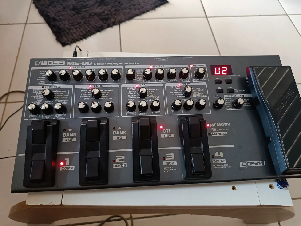Pedaleira Boss ME-80 Guitarra