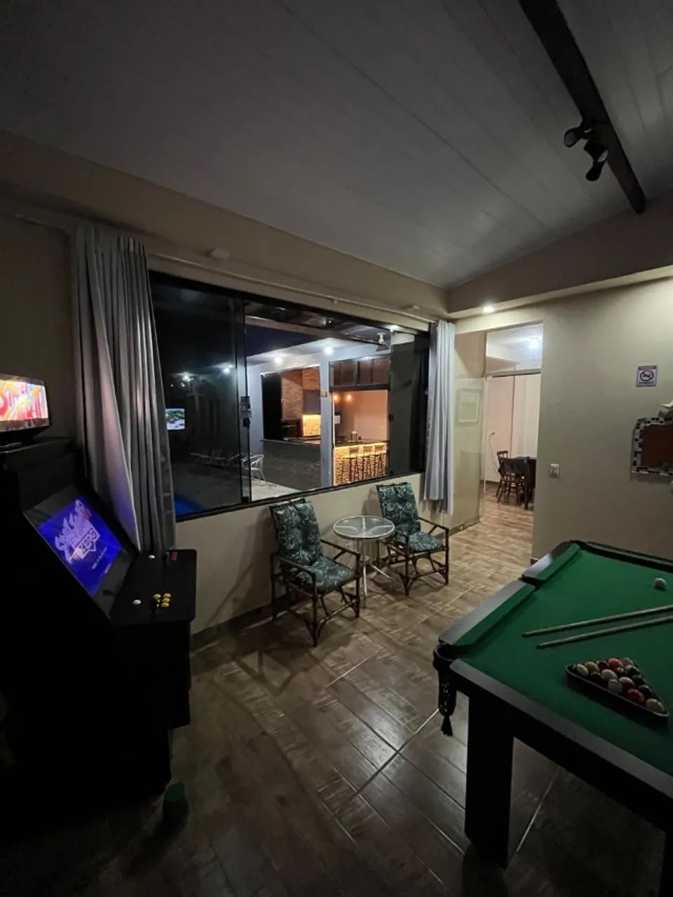 Casa com piscina, fliperama, sinuca, ar condicionado  - Foto 4