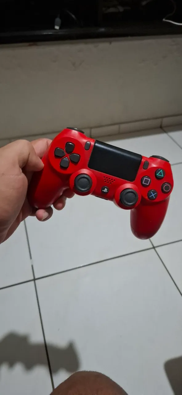 Controle PS4 Vermelho Original