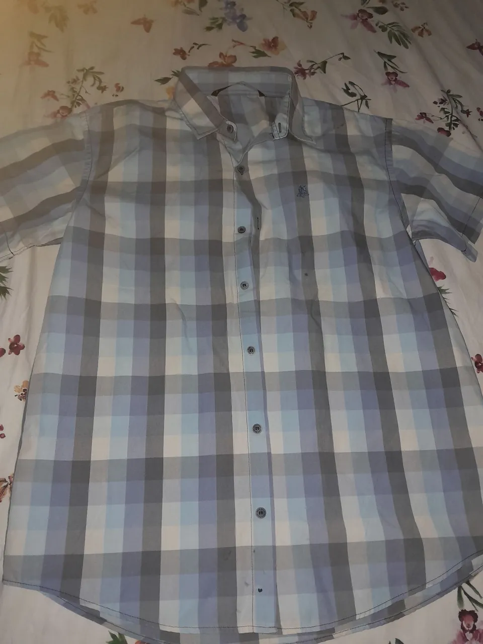 Camisa Xadrez Polo Wear Manga Curta Masculina