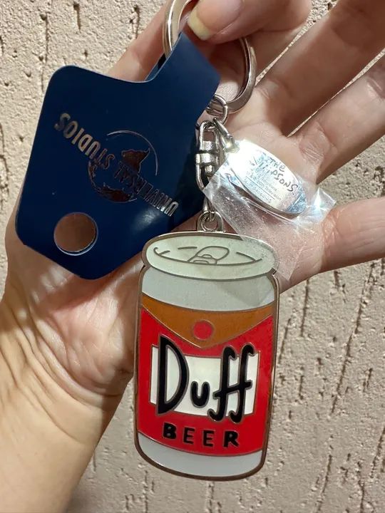 Chaveiro Duff Beer - Os Simpsons