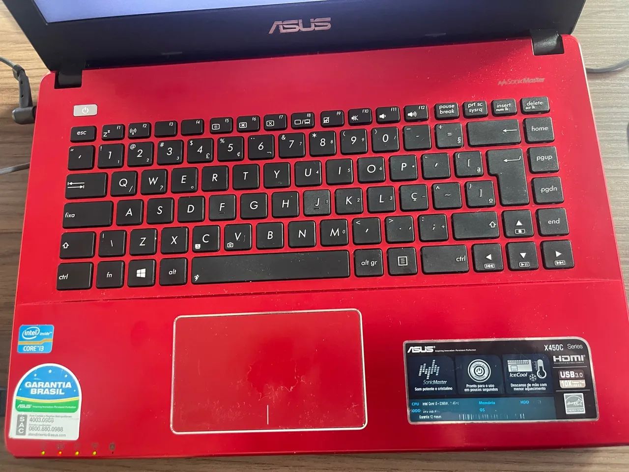 Vendo notebook ASUS X450C em perfeito estado de conservação e funcionamento - Foto 2