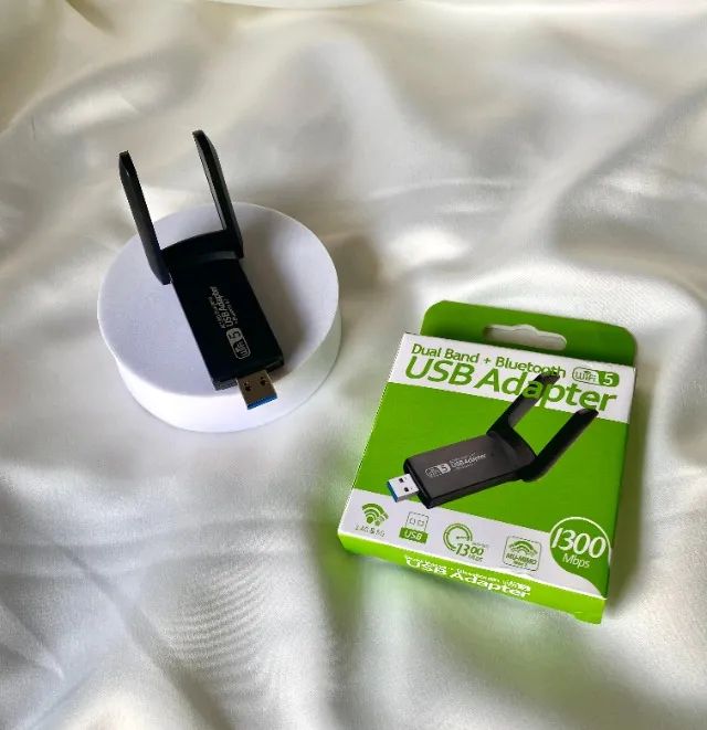 Promoção Adaptador Wifi 5ghz Usb 3.0 Dual Band 5g Ac 1200mbps Pc Note - Foto 2