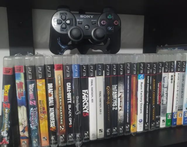 Lote 25 Jogos PS3 + Controle Original
