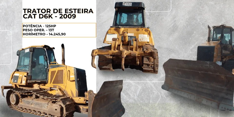 Motoniveladora - Trator de Esteira - Miniescavadeira
