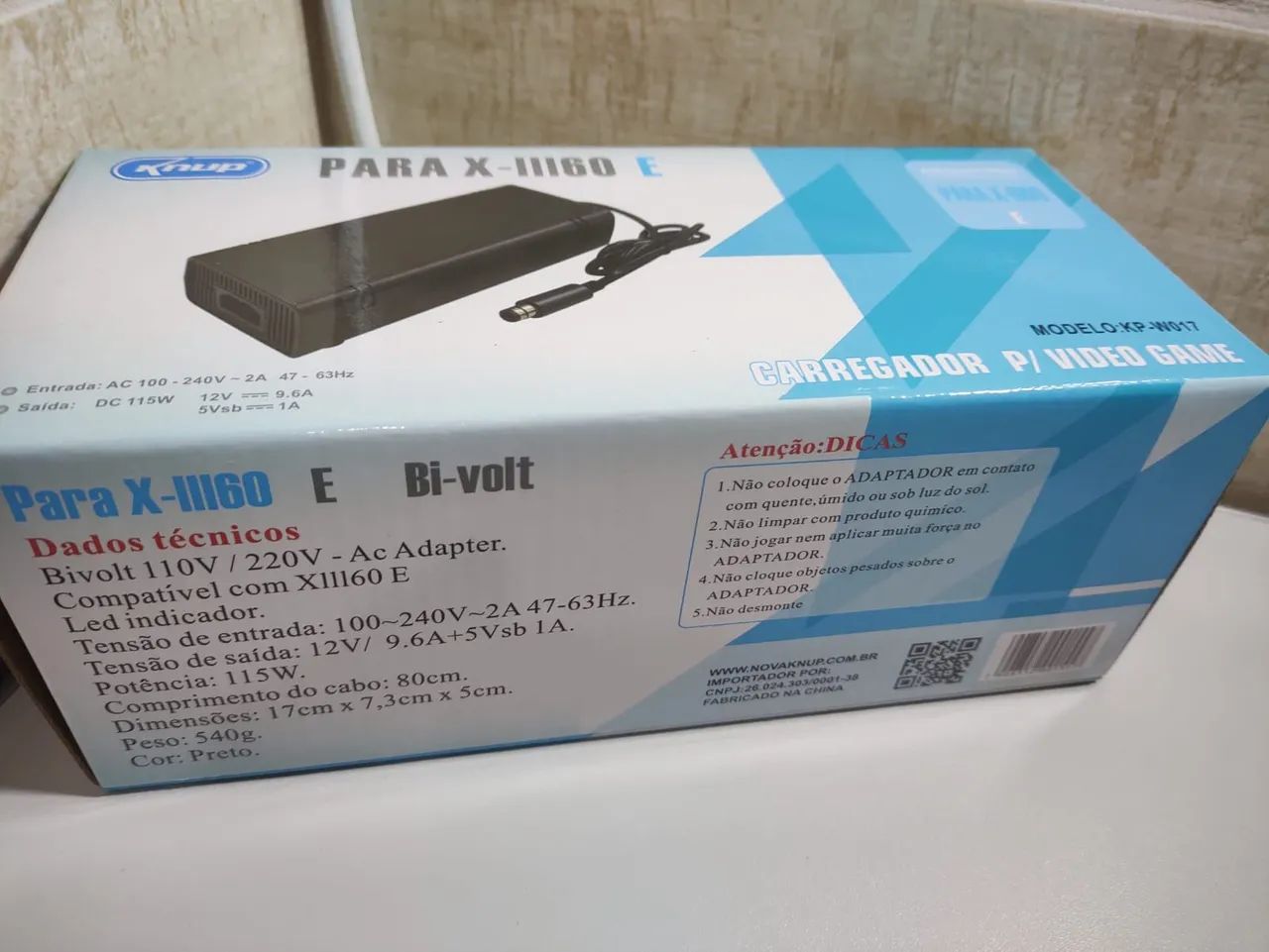 Fonte Carregador para Xbox X-11160 E - Knup - Foto 2