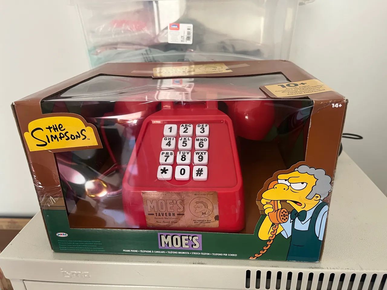 Telefone vermelho Moe Simpsons - Foto 3