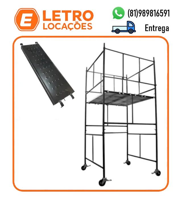Plataforma metálica de andaimes - Foto 2
