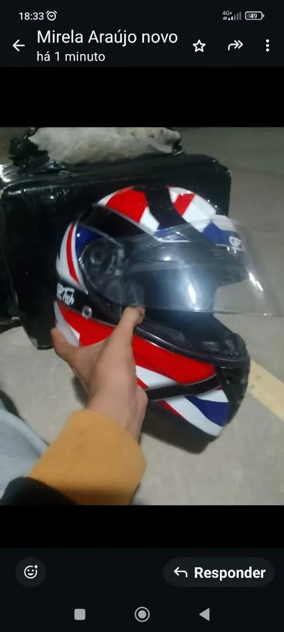 Capacete de Moto *87 - Foto 3