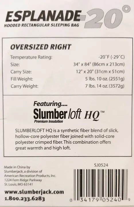 Saco de Dormir Slumberjack EUA, tipo sarcófago: como novo - Foto 6