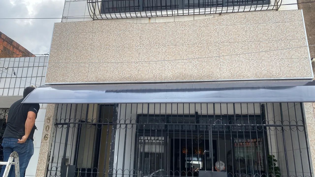 Toldo em Policarbonato Proteção sol chuva Promoção - Foto 2