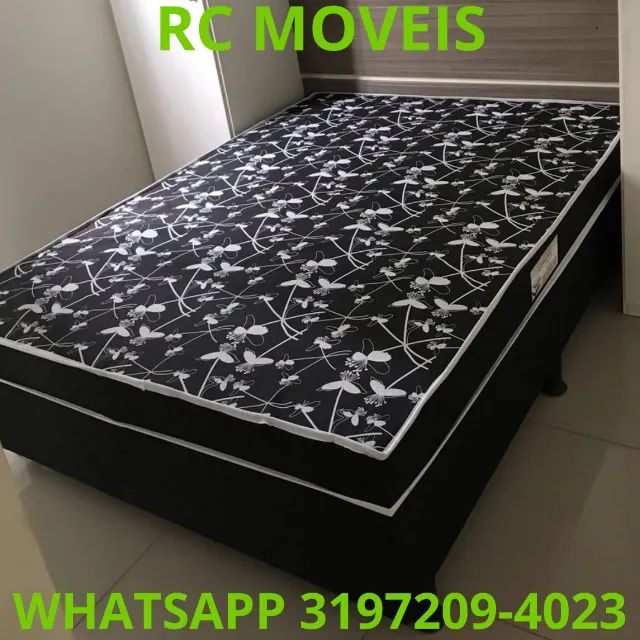 Cama Box Casal OrthoBox com Colchão D33 - Conforto e Durabilidade