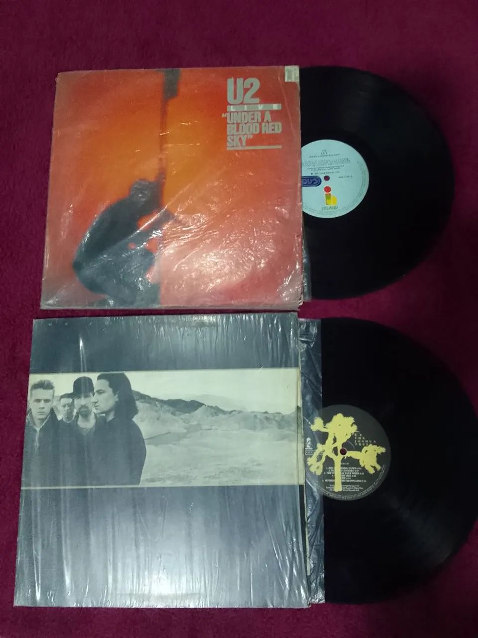 2 disco de vinil da banda irlandesa U2 valor 120 reais 