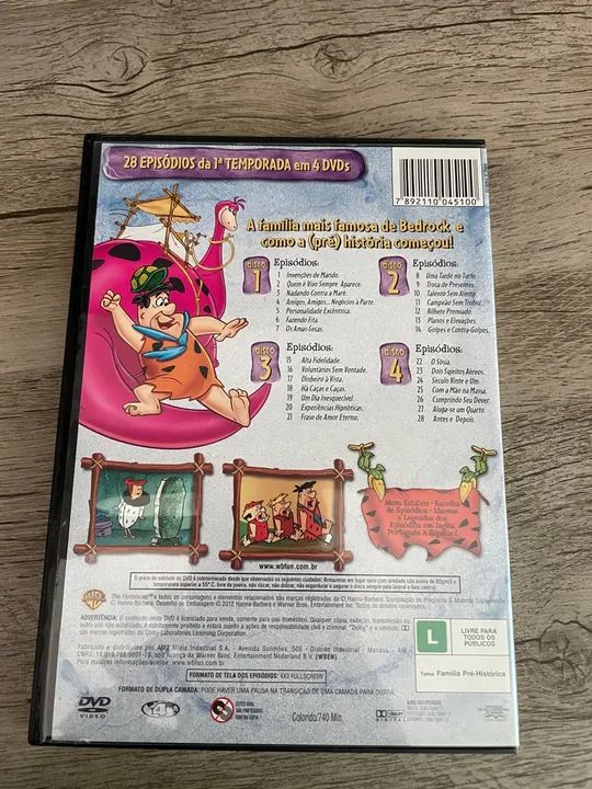 Os Flintstones - A Primeira Temporada Completa - DVD - Foto 2