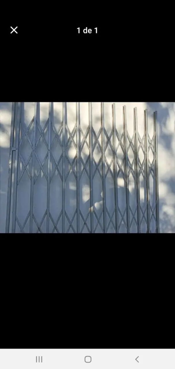 Porta sanfonada de ferro - Foto 2