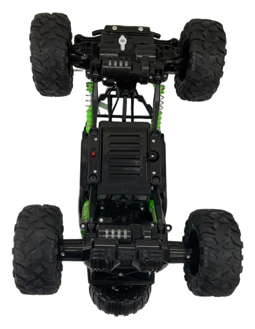 Carrinho Grande 4x4 Controle Remoto  Cor Preto/verde cod u31 - Foto 3