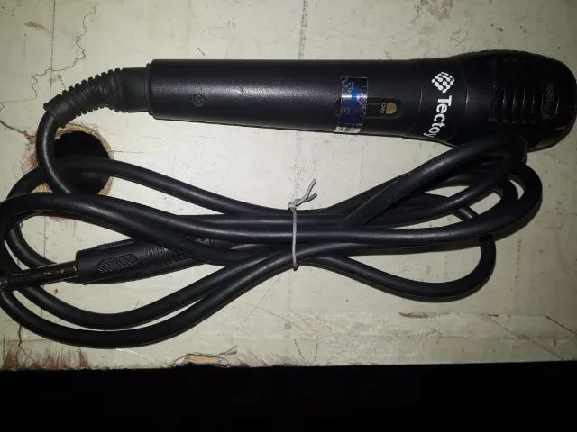 Microfone Tectoy com cabo de 1,70 M SEMINOVO