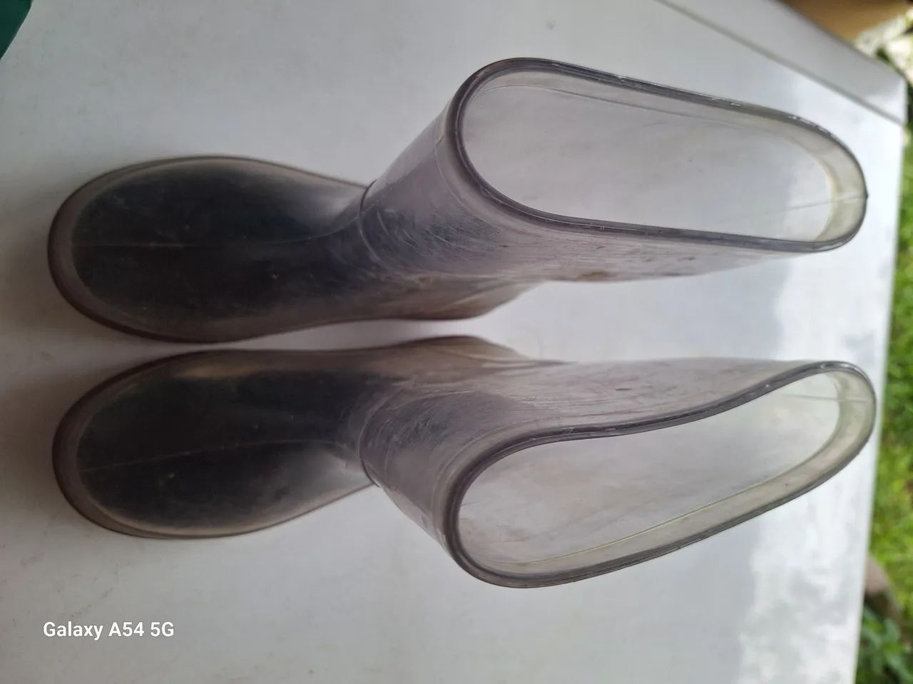 Bota galocha transparente 31/32 - Foto 3