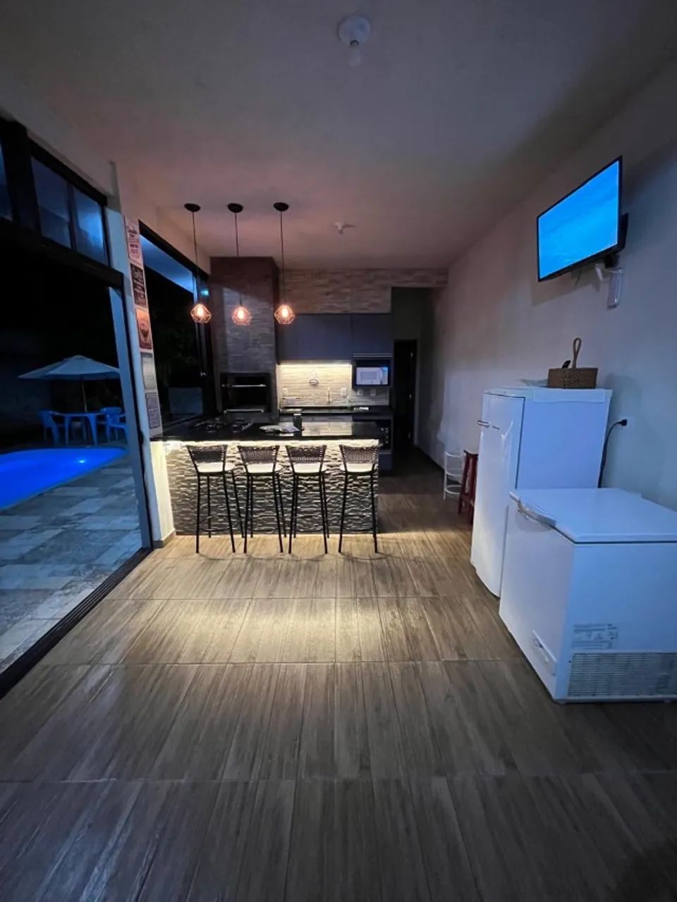 Casa com piscina, fliperama, sinuca, ar condicionado  - Foto 5