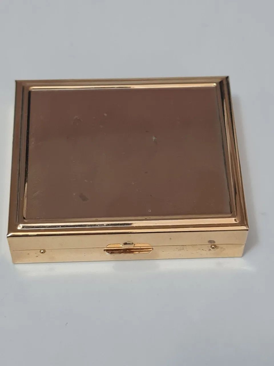 Kit de barbear vintage em caixa dourada - antigo - Foto 3