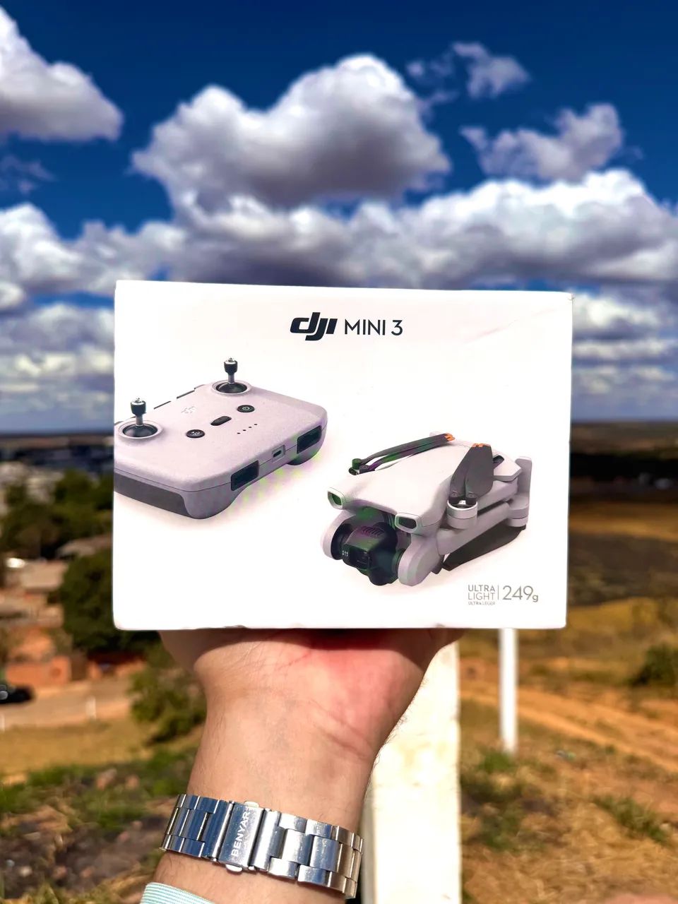 DRONE DJI MINI 3 - RCN1 - LACRADO - CONTROLE SEM TELA 