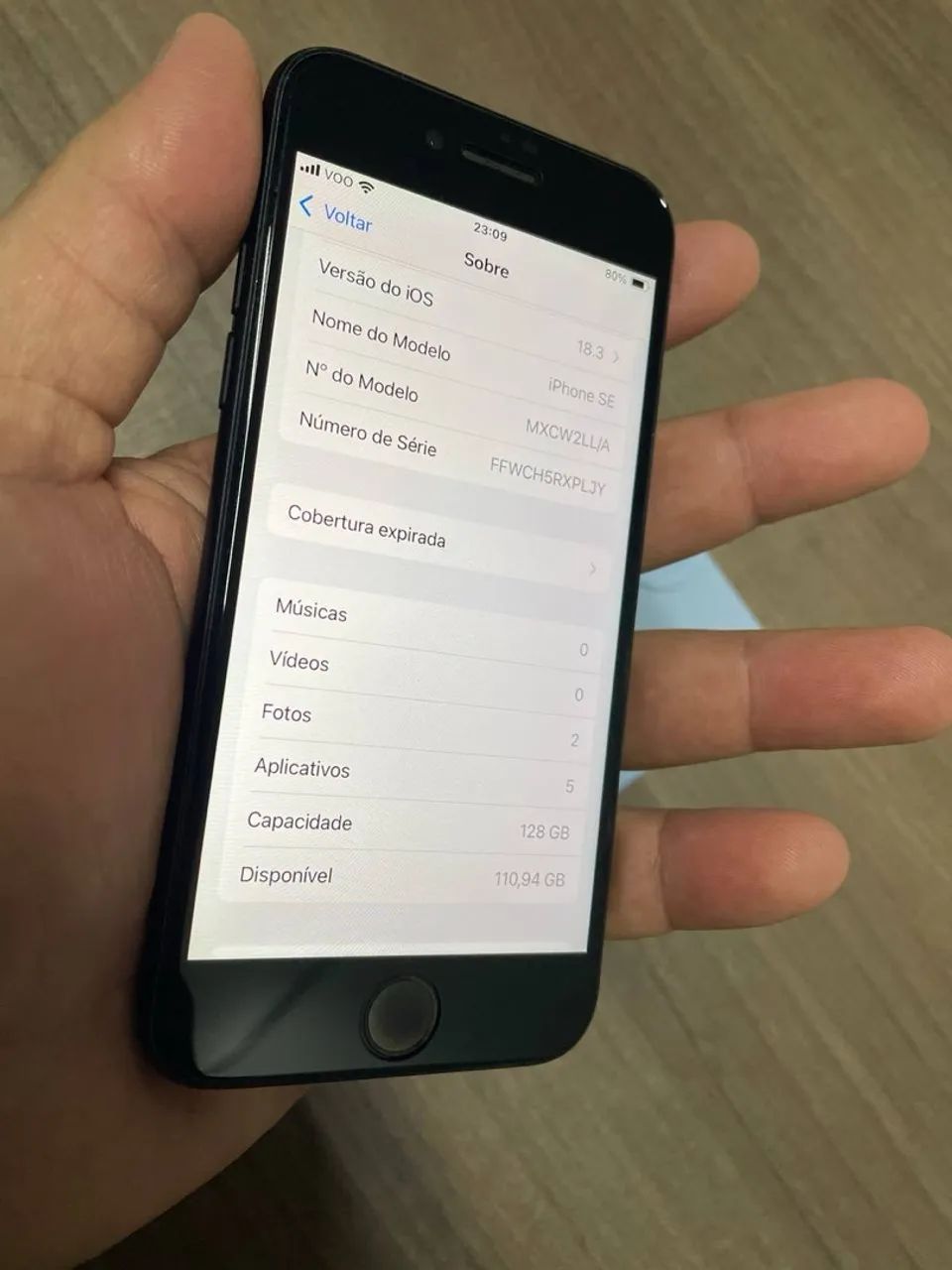Iphone SE 2020 128gb Black  Super conservado todo original 12X no cartão VENDO/TROCO - Foto 6