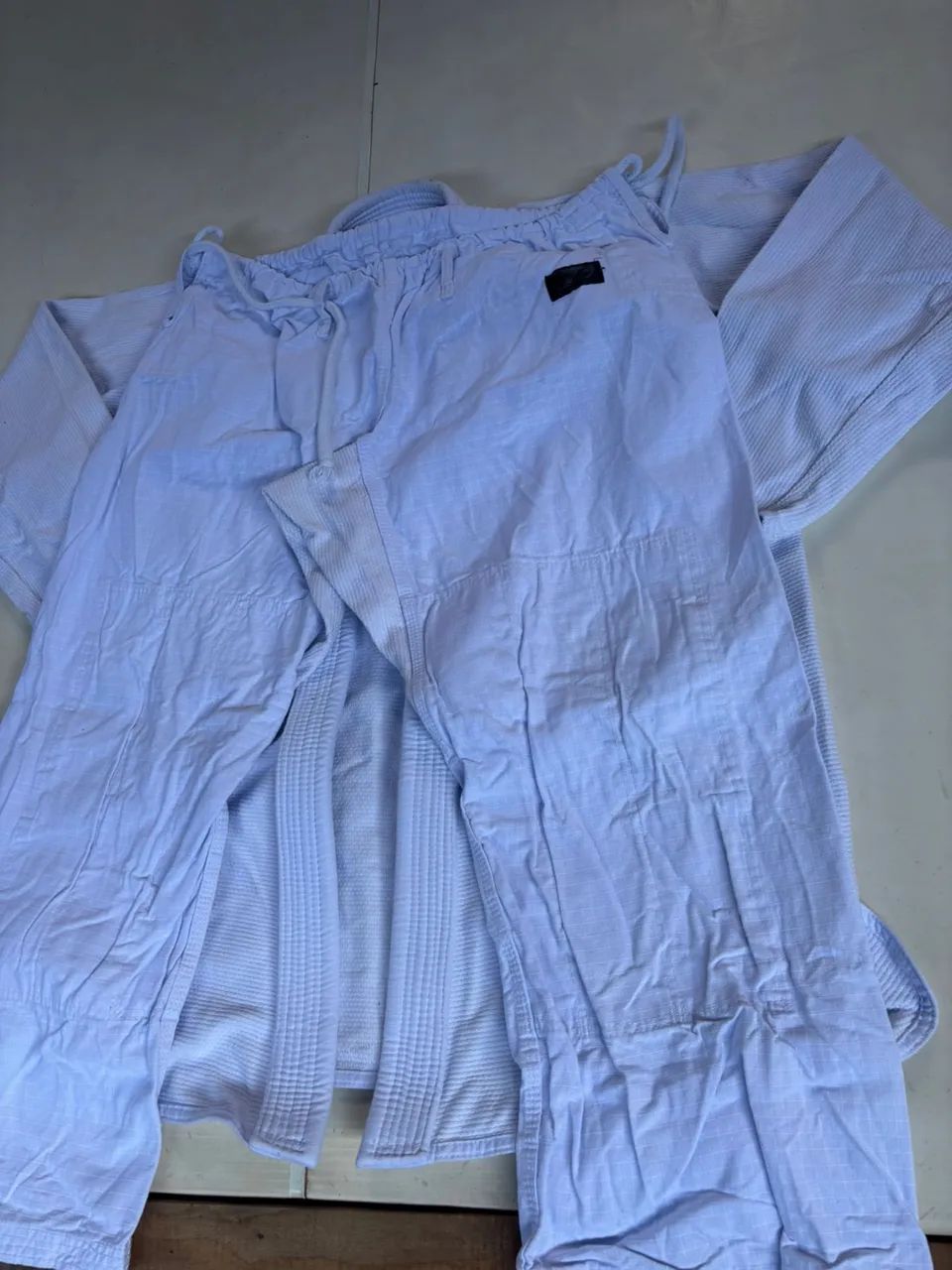 kimono all white a4 seminovo jiu jitsu  - Foto 6