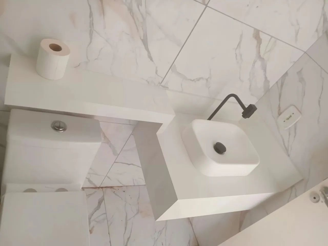 Pia em porcelanato pra banheiro 