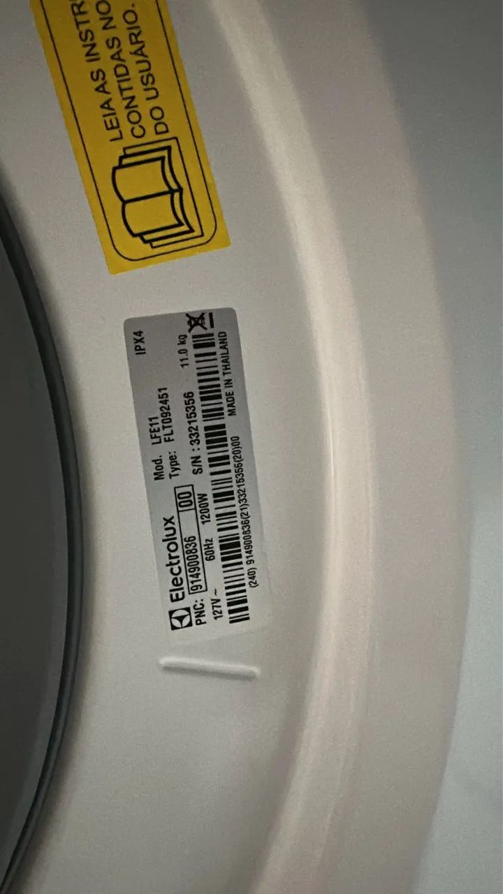 MÁQUINA DE LAVAR FRONTAL ELECTROLUX 11KG INVERTER (LFE11) - Foto 3