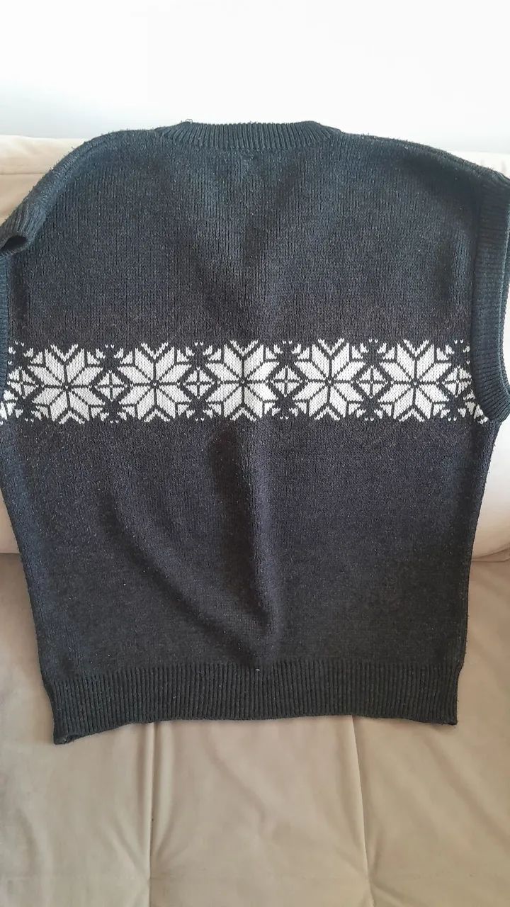 Sueter cinza e branco - Foto 4