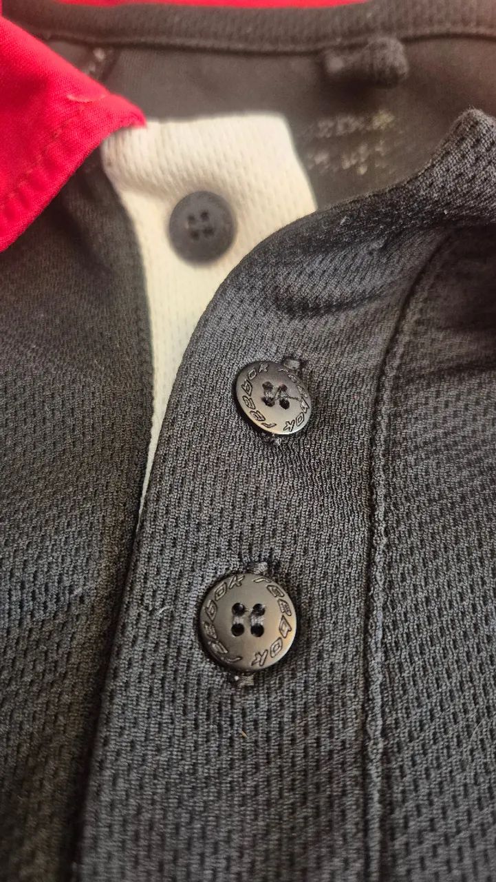 Camisa Polo São Paulo Reebok Preta RARIDADE - Foto 4