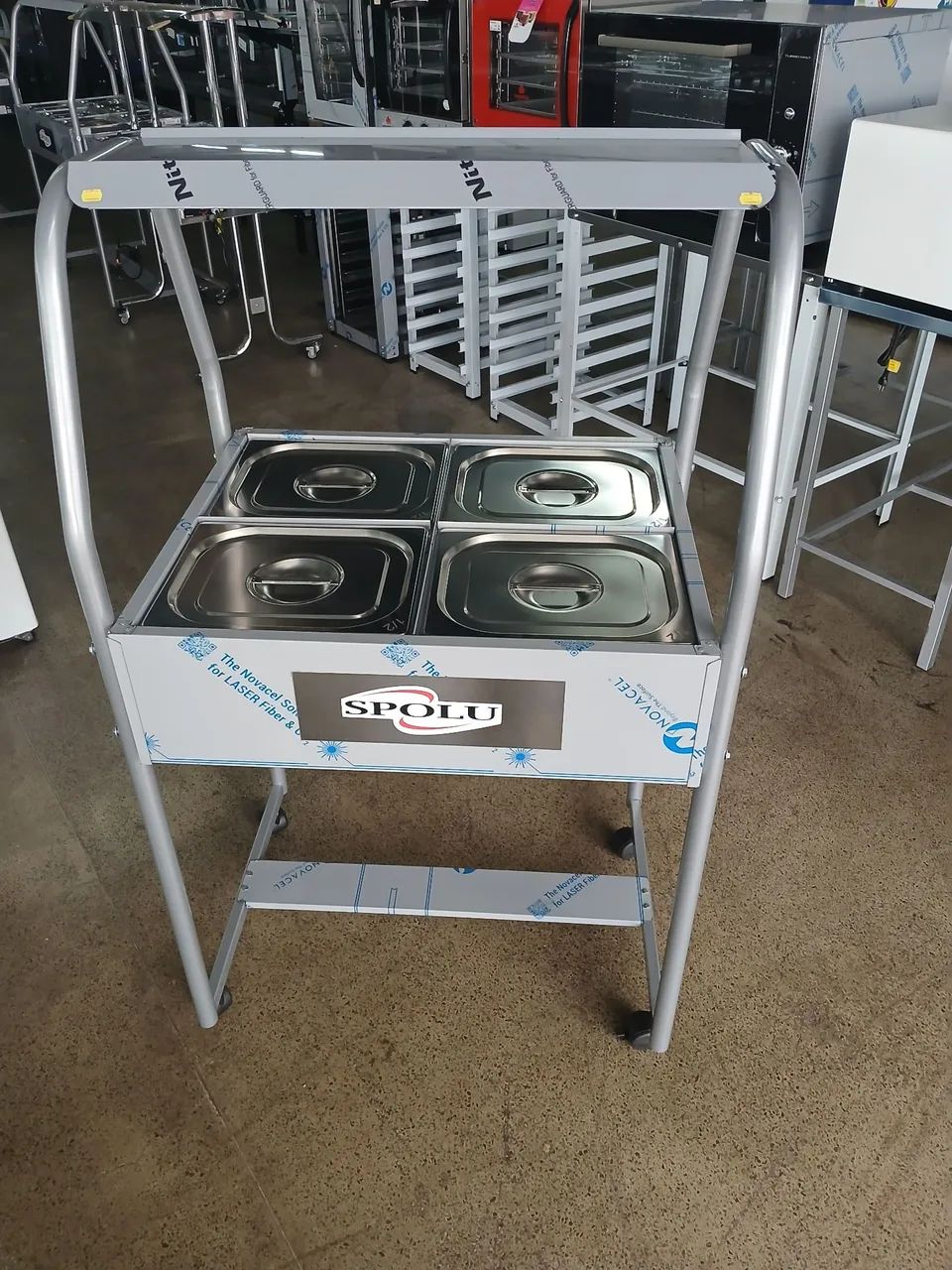 Buffet Térmico Spolu 4 Cubas 220V Inox 